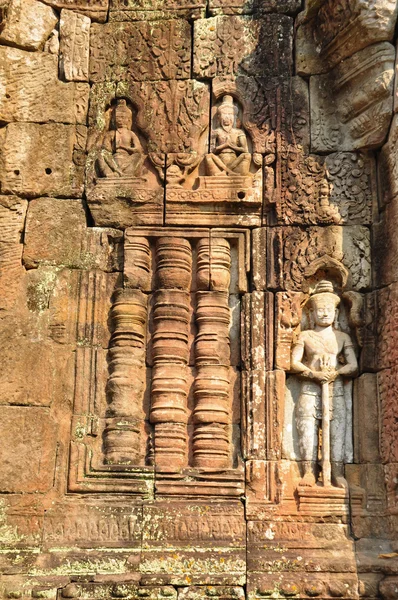 Beautiful ancietn carving of Preah Khan  in Cambodia