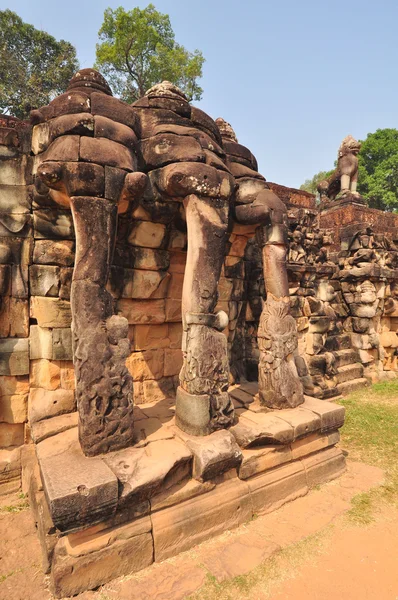 Terrasse des éléphants, Angkor Thom, près de Siem Reap, Cambodge . — Photo