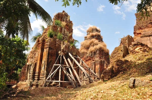Fachada de Lolei en Siem Reap, Camboya . — Foto de Stock