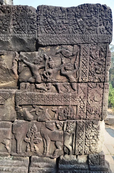 Detail of stone carving at Baphuon temple,  Cambodia. — Stock Photo, Image