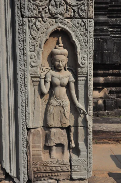 Apsara del tempio di Baphuon, Angkor Thom City, Cambogia . — Foto Stock