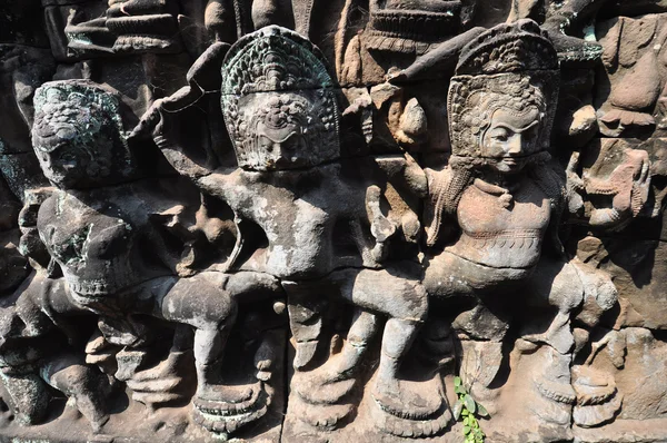 Hidden Wall at the North end, Cambodia — Stock Photo, Image