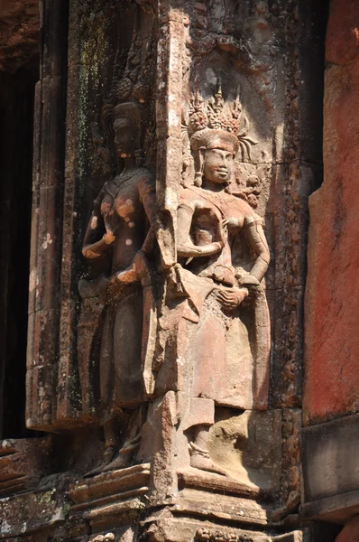 Όμορφη λεπτομέρεια του Chau λένε Thevoda κάστρο, Καμπότζη — Φωτογραφία Αρχείου