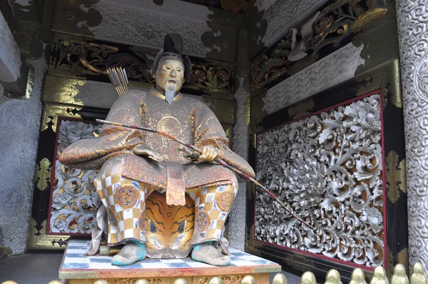 Staty av Shogun Ieyasu vid Toshogu-helgedomen, Nikko — Stockfoto