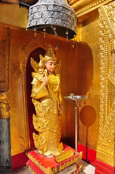 Beautiful detail of  Kyaik Hwaw Wun Pagoda, Thanlyin,Myanmar. — Stock Photo, Image