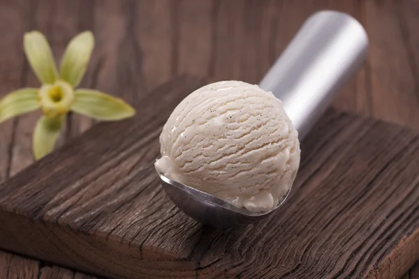 Gelato alla vaniglia — Foto Stock