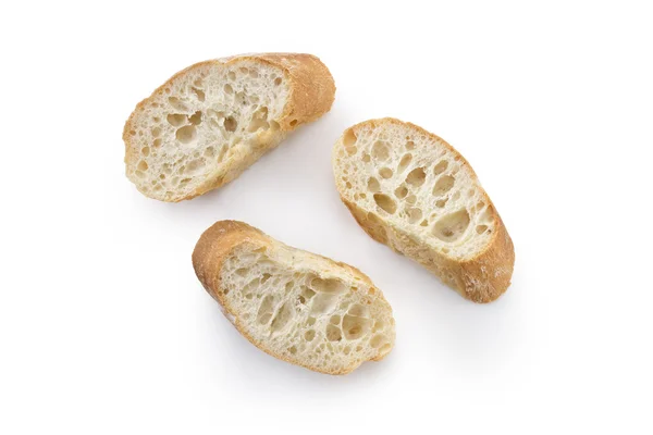 Brood geïsoleerd op witte achtergrond Stockfoto