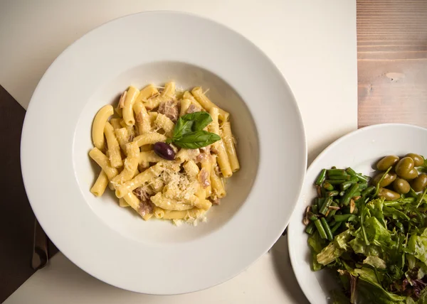 Penne Carbonara — Stock Photo, Image