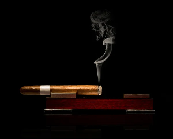 Cigar Smoke — Stock Photo, Image