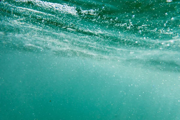 Zicht Onderwaterbellen Diepzee — Stockfoto