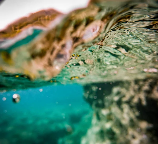Nahaufnahme Von Wellen Unter Wasser — Stockfoto