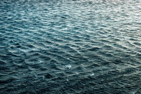 Volledig Frame Van Oceaanwater Met Golven — Stockfoto