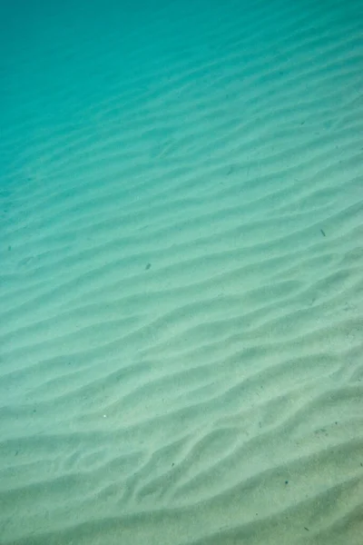 Onderwater Geklonken Zand Oncean Vloer — Stockfoto