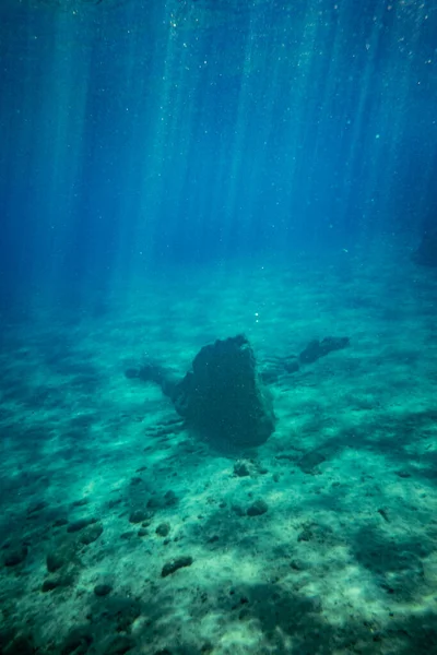 View Underwater Stone — Stock Photo, Image