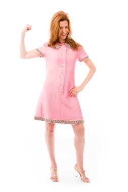 Bir yumruk gösteren model