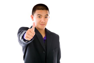 Modeli el başparmak tabela