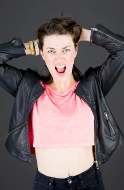 Öfkeli çığlık model