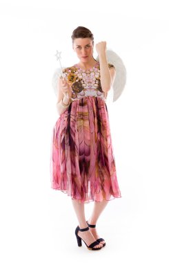 Bir yumruk gösteren model