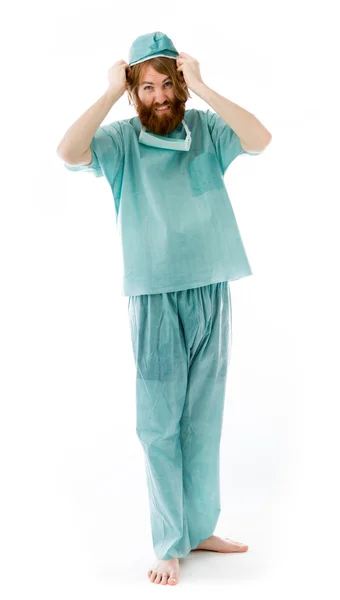 Model stressed and pulling hairs — Stock Photo, Image