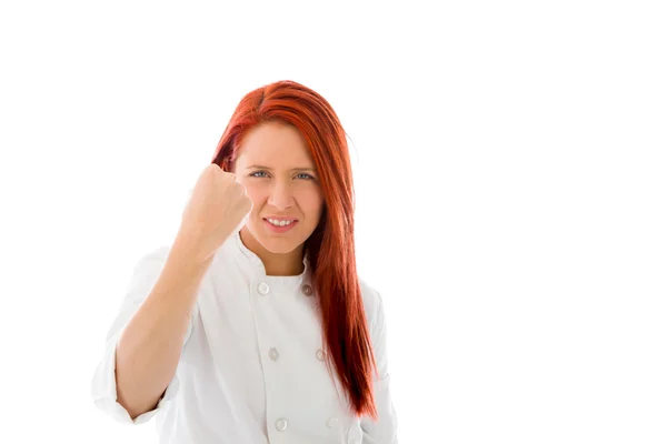 Model showing a fist — Stock Photo, Image