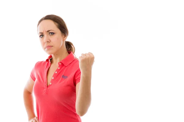 Model showing a fist — Stock Photo, Image