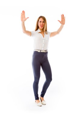 El dur işareti el ile model