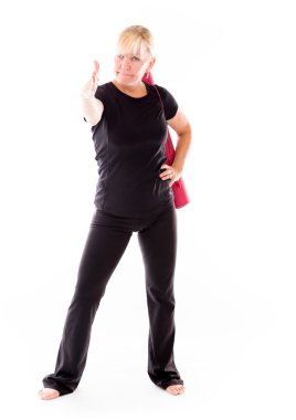 El sallamak ile modeli selamlar