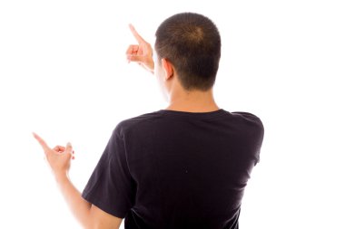 düz arka plan geri işaret izole modeli