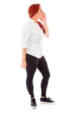 Model arama ve bağırarak