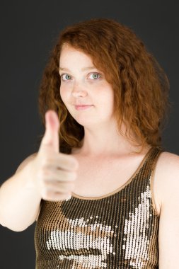 Modeli el başparmak tabela