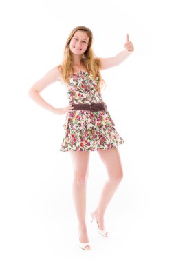 Modeli el başparmak tabela