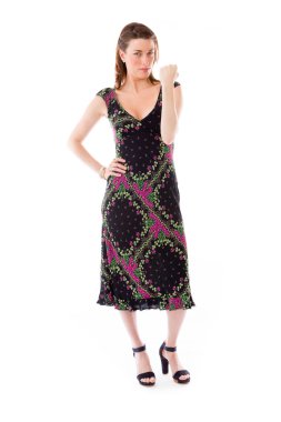 Bir yumruk gösteren model