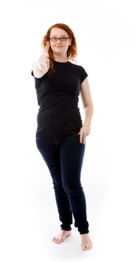 El sallamak ile modeli selamlar