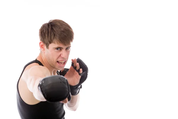 Male model fighting — Stock Photo, Image