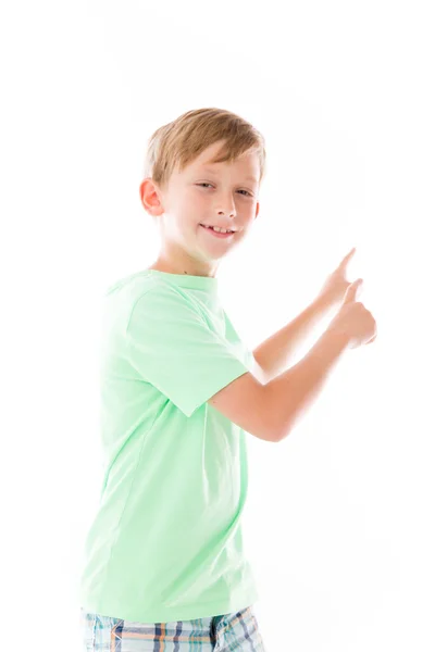 Boy looking at camera — Stock Photo, Image