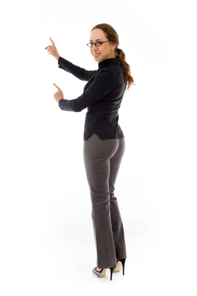 Businesswoman looking at camera — Stock Photo, Image