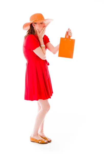 Model tired, bored yawning — Stock Photo, Image