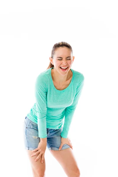 Model  funny laughing — Stock Photo, Image