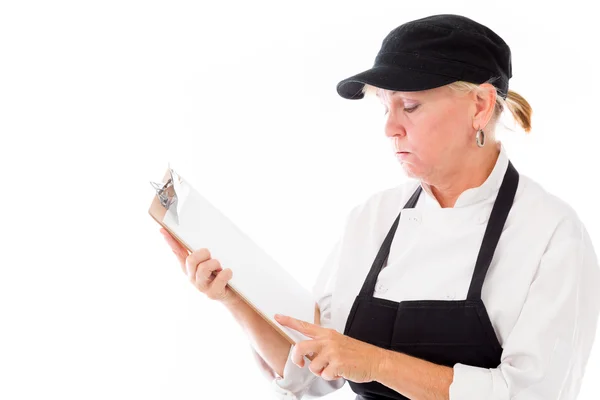 Model with blank score board — Stock Photo, Image