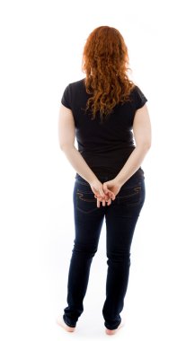 Kalça elleri ile model