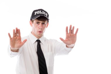 Polis el dur işareti