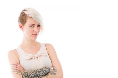 Üzgün ve endişeli modeli