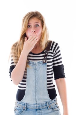 Ağzını el ile kaplama modeli