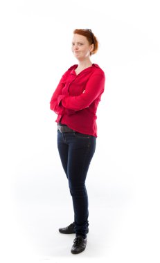 Üzgün ve endişeli modeli