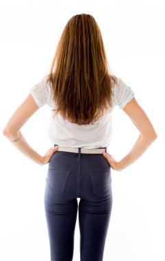 Kalça elleri ile model