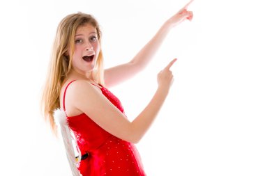 Kameraya bakan bir model