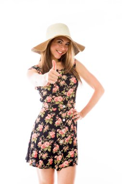 Modeli el başparmak tabela