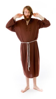 parmak ile kulakları tıkalı modeli