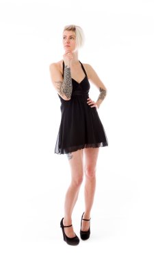 sarışın kadın düşünme