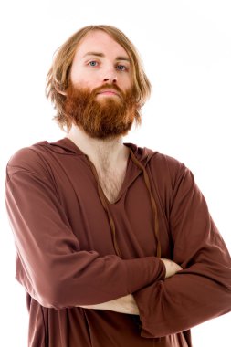 mutlu Model silah ile gülümseyen geçti